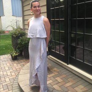 ASOS purple/silver dress